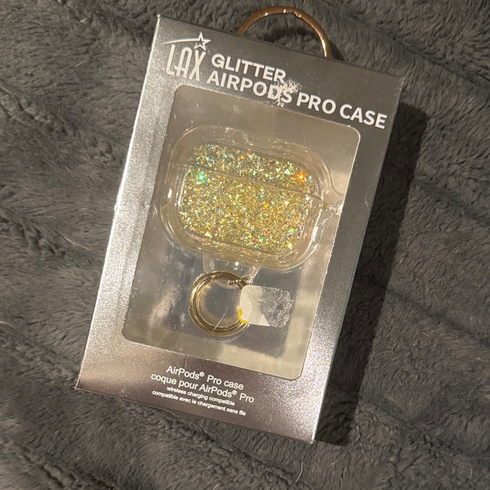Glitter AirPods Pro Case - Sparkling Gold